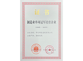 制造业单项冠军培育企业：：龙八long8海缆